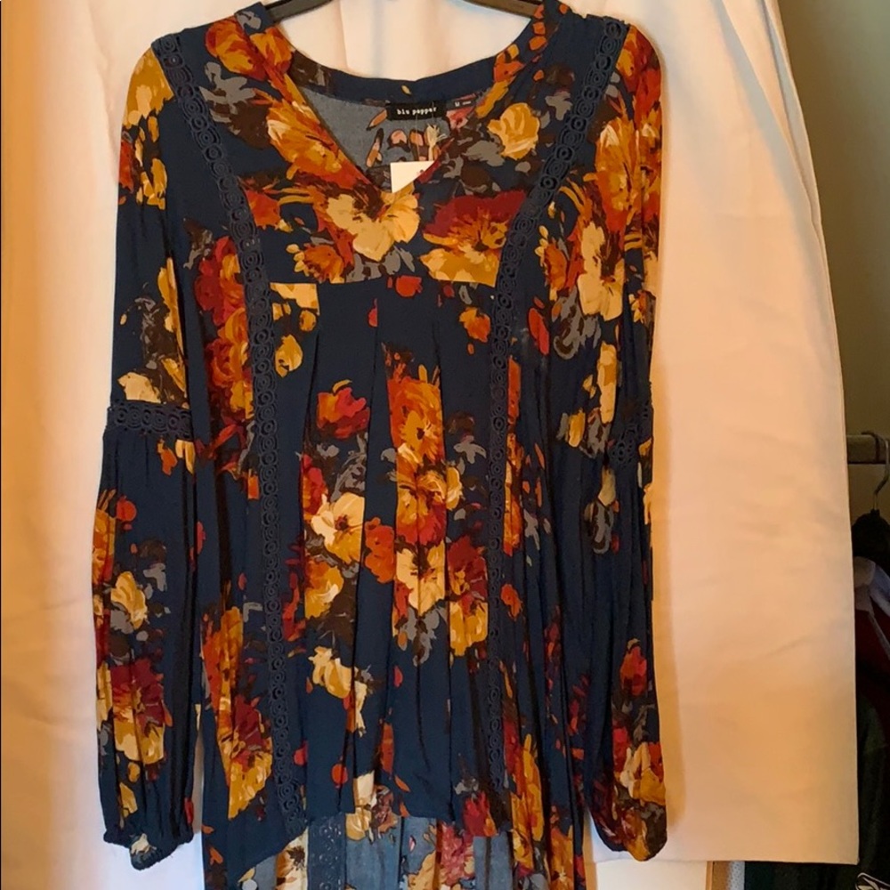 Floral tunic